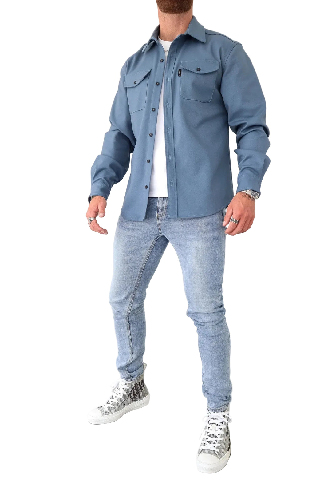 Veste pour hommes moderne à boutons 0