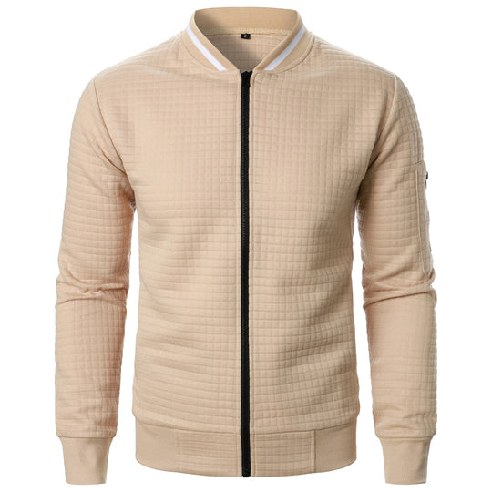 Veste zippée à col montant pour homme 0