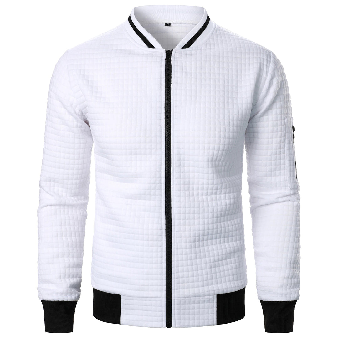 Veste zippée à col montant pour homme 3
