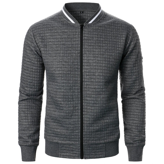 Veste zippée à col montant pour homme 5