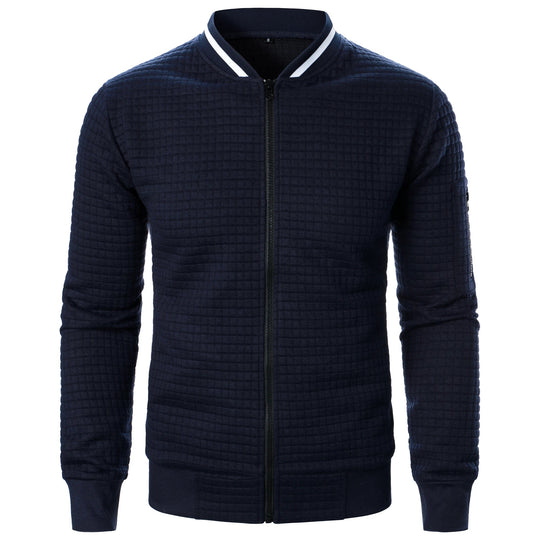 Veste zippée à col montant pour homme 7