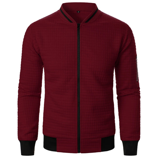 Veste zippée à col montant pour homme 8