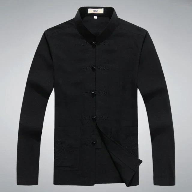 Vêtement Pour Homme Ensemble Japonais Manches Longues et Pantalon Assorti 7