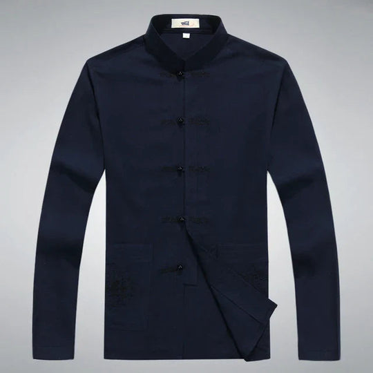Vêtement Pour Homme Ensemble Japonais Manches Longues et Pantalon Assorti 8