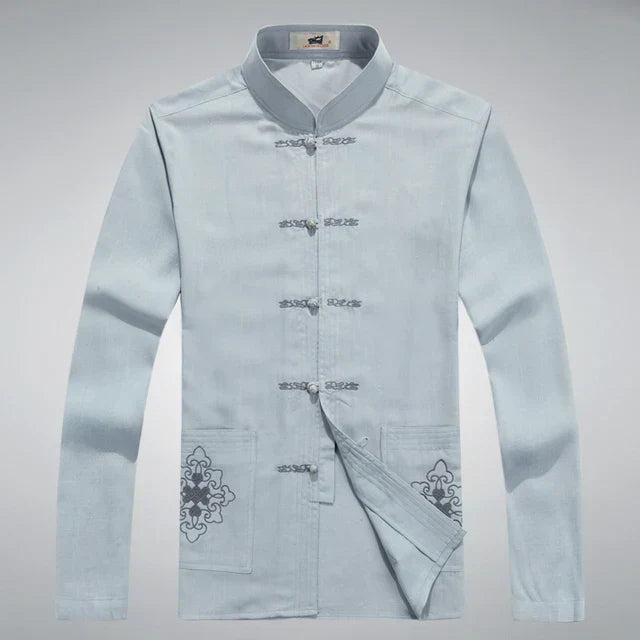Vêtement Pour Homme Ensemble Japonais Manches Longues et Pantalon Assorti 9