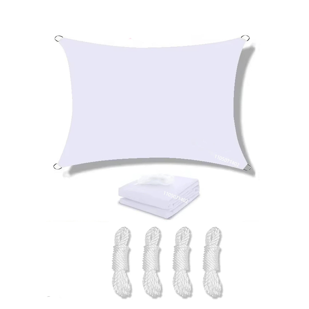 Voile D'Ombrage Rectangulaire Imperméable Avec Protection UV Pour Extérieur 13