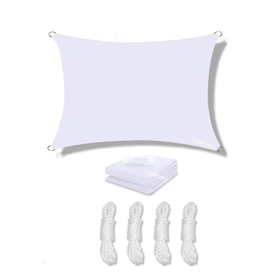 Voile D'Ombrage Rectangulaire Imperméable Avec Protection UV Pour Extérieur 13