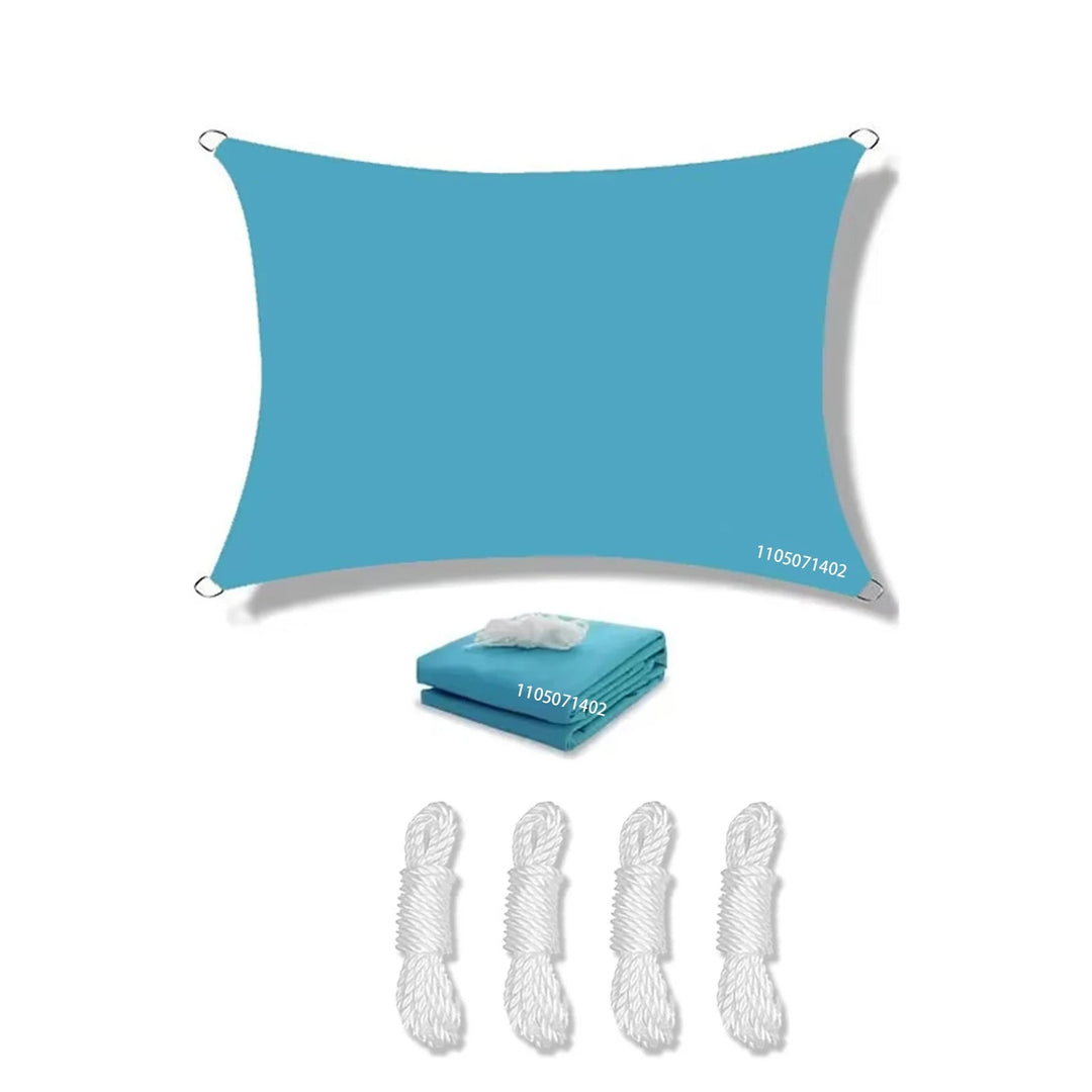 Voile D'Ombrage Rectangulaire Imperméable Avec Protection UV Pour Extérieur 14