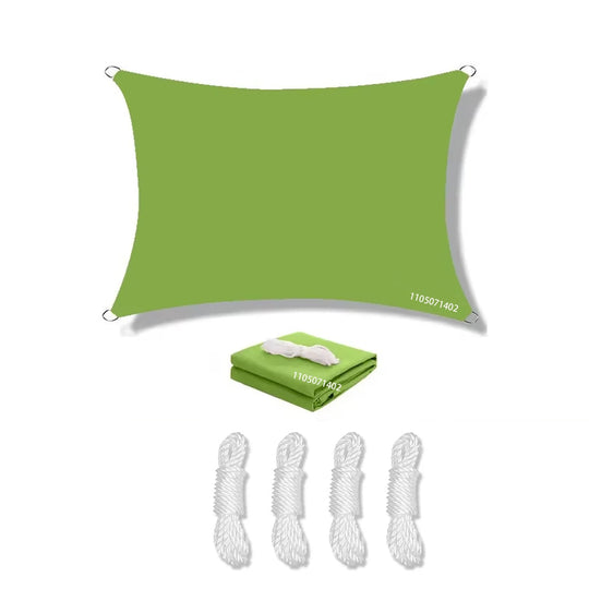 Voile D'Ombrage Rectangulaire Imperméable Avec Protection UV Pour Extérieur 9