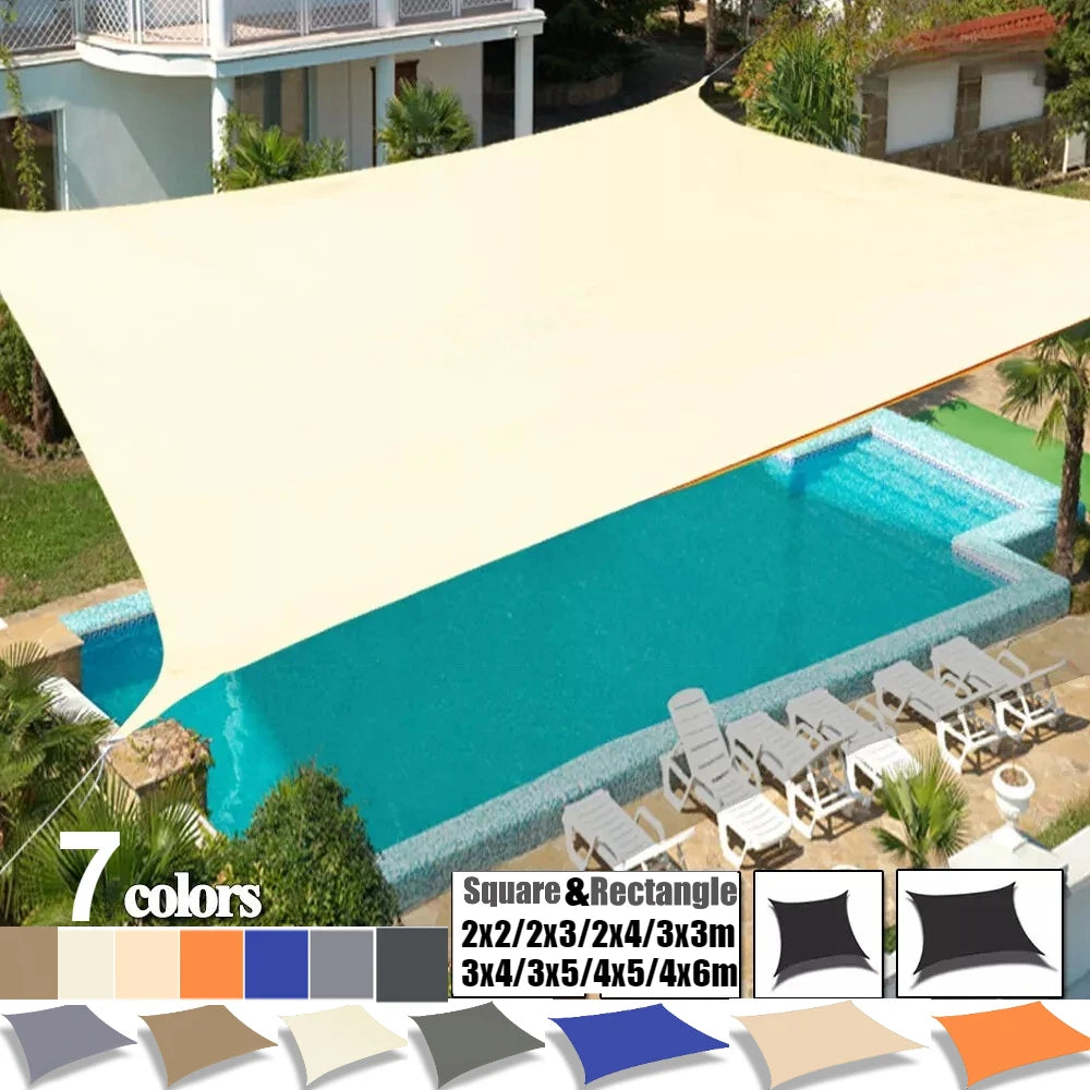 Voile d'ombrage extérieure imperméable pour jardin et patio 0