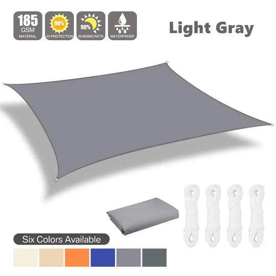 Voile d'ombrage extérieure imperméable pour jardin et patio 16