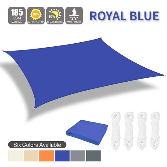 Voile d'ombrage extérieure imperméable pour jardin et patio 17