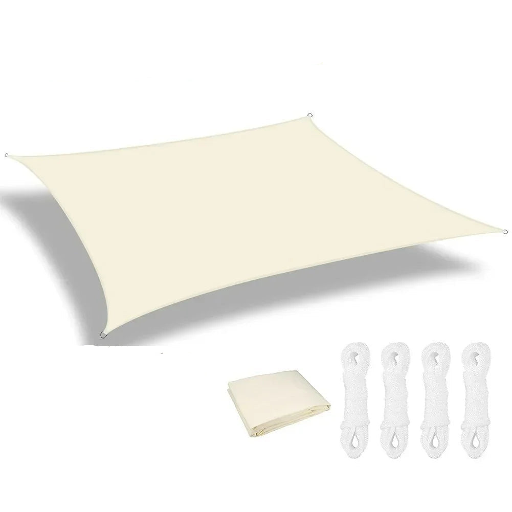 Voile d'ombrage extérieure imperméable pour jardin et patio 6