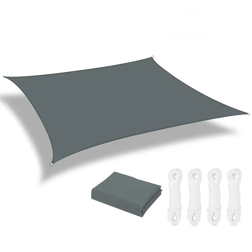 Voile d'ombrage extérieure imperméable pour jardin et patio 7