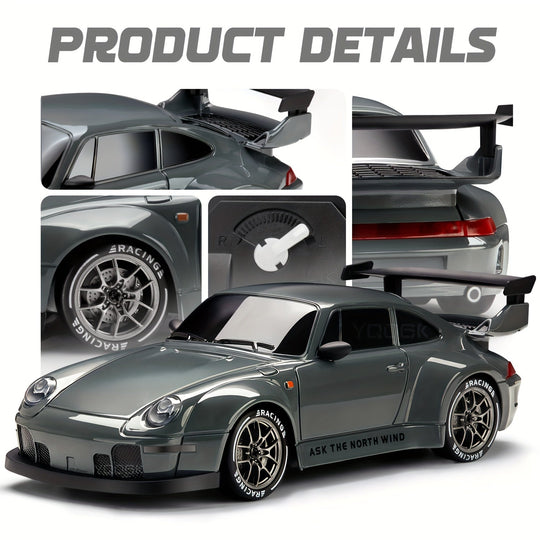 Voiture Télécommandée Drift 1:24 Avec LED Pour Enfants 4WD 7