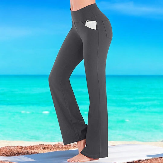 Pantalon de yoga évasé bootcut pour femmes