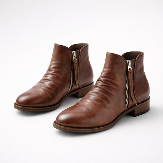 Bottes Décontractées pour Hommes en Cuir
