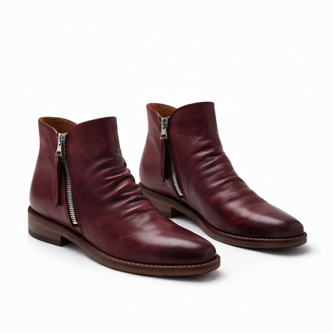 Bottes Décontractées pour Hommes en Cuir