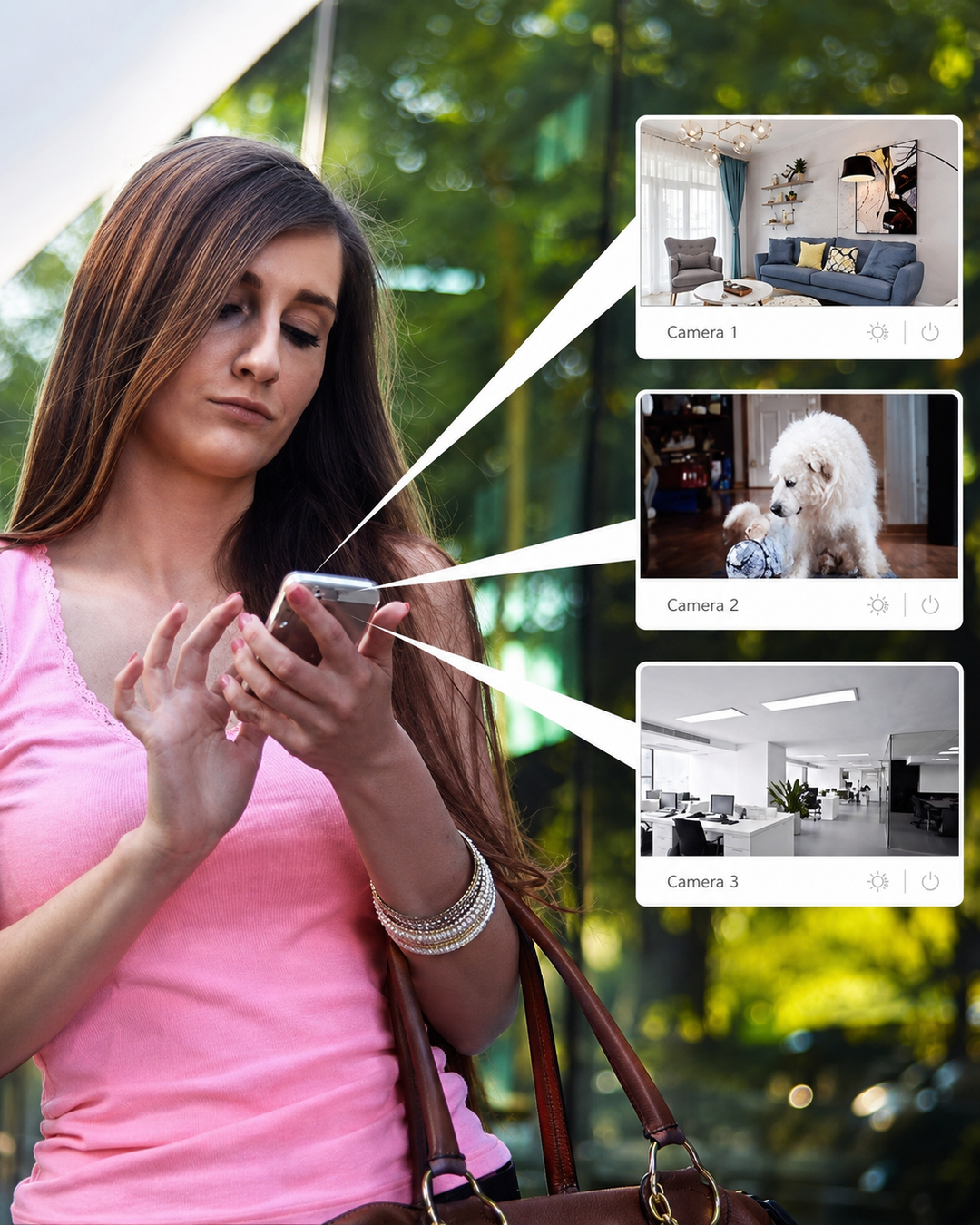 Caméra de Sécurité Mini WiFi 1080P Intelligente