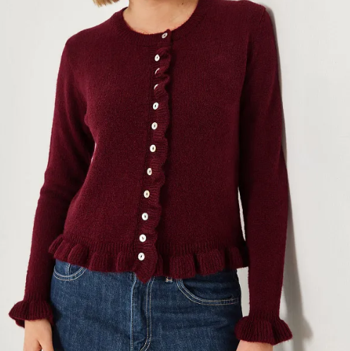 Cardigan en maille texturée pour femme