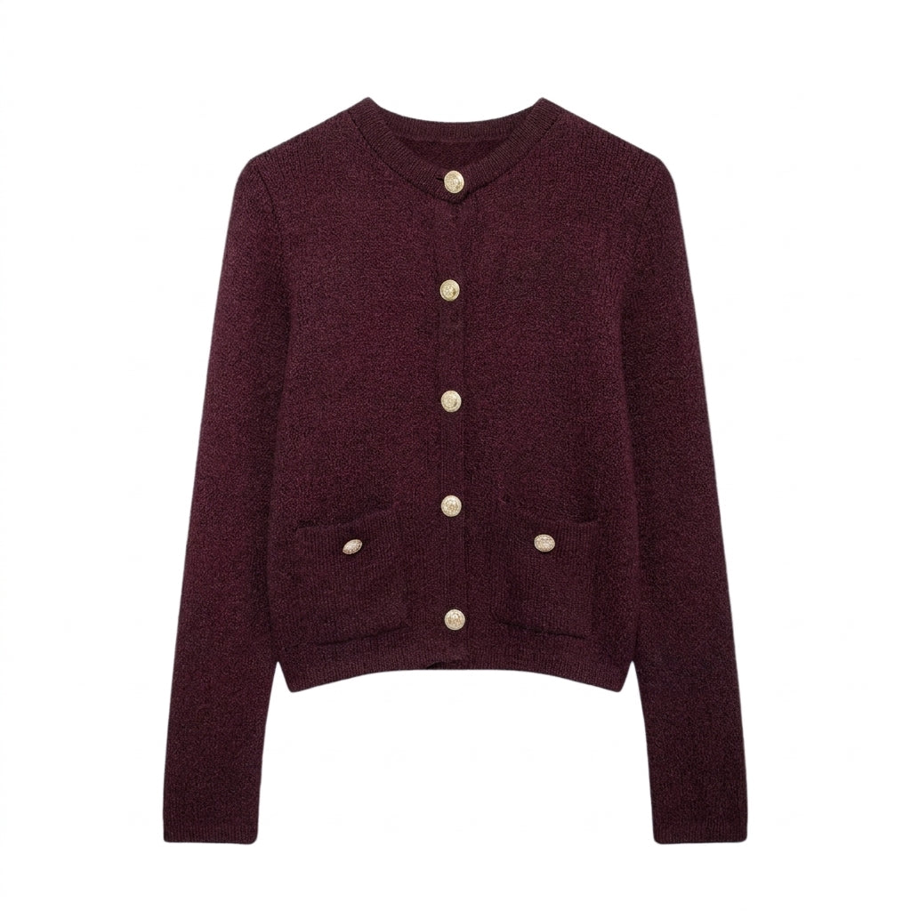 Cardigan Femme Chic à Boutons