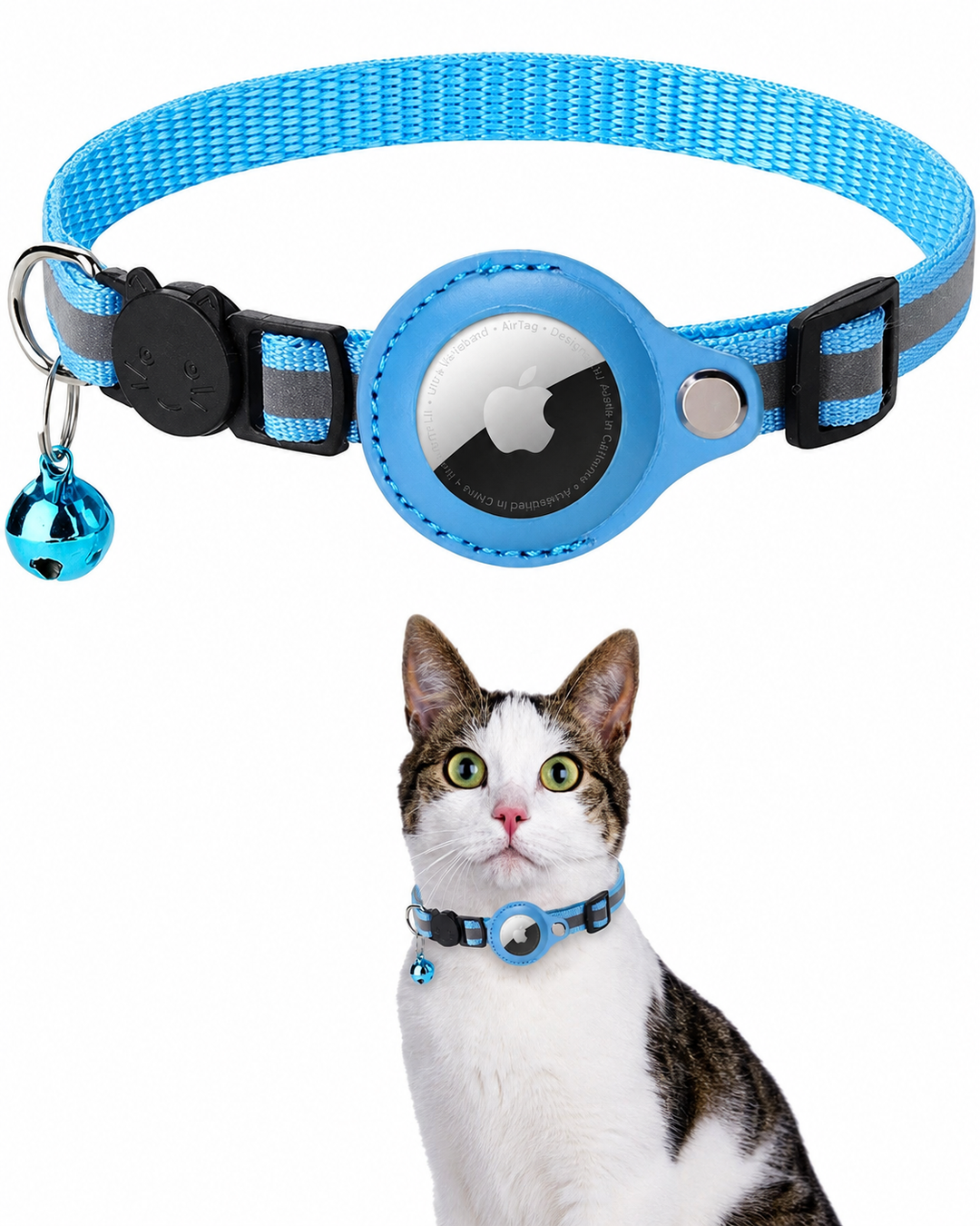 Collier GPS pour Chats avec Design Réfléchissant