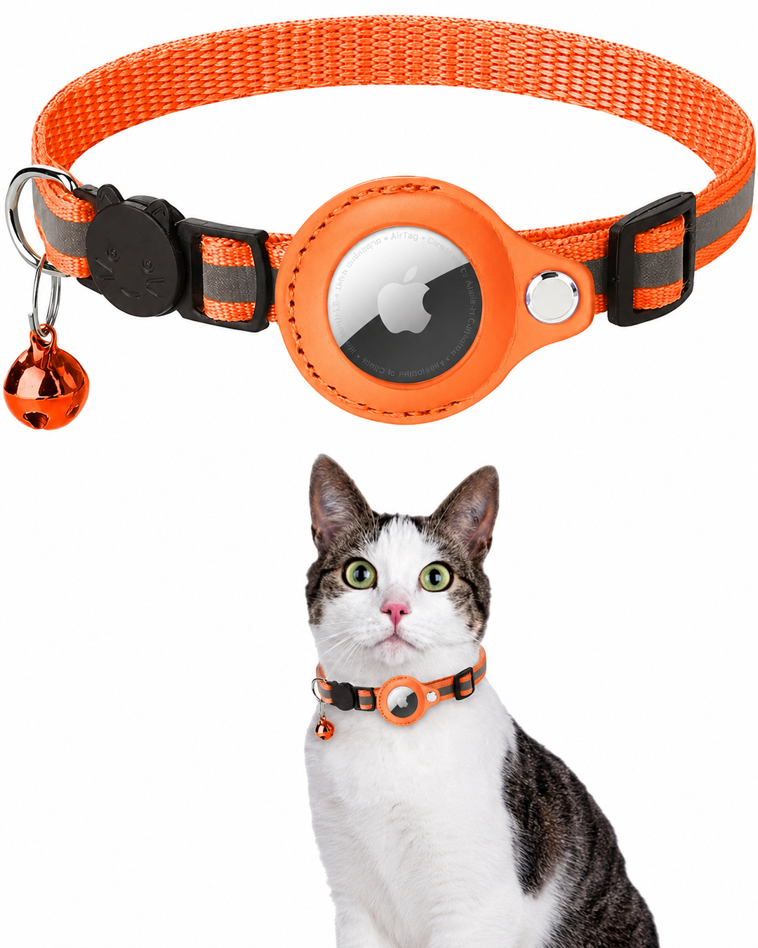 Collier GPS pour Chats avec Design Réfléchissant