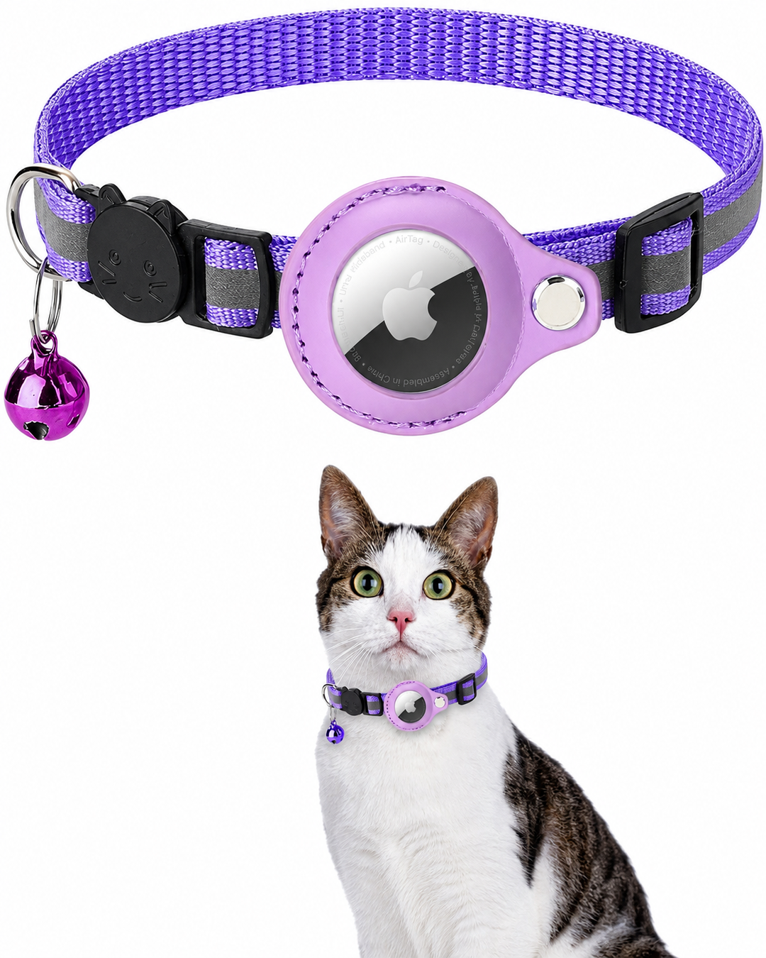 Collier GPS pour Chats avec Design Réfléchissant