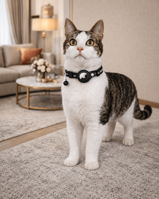 Collier GPS pour Chats avec Design Réfléchissant