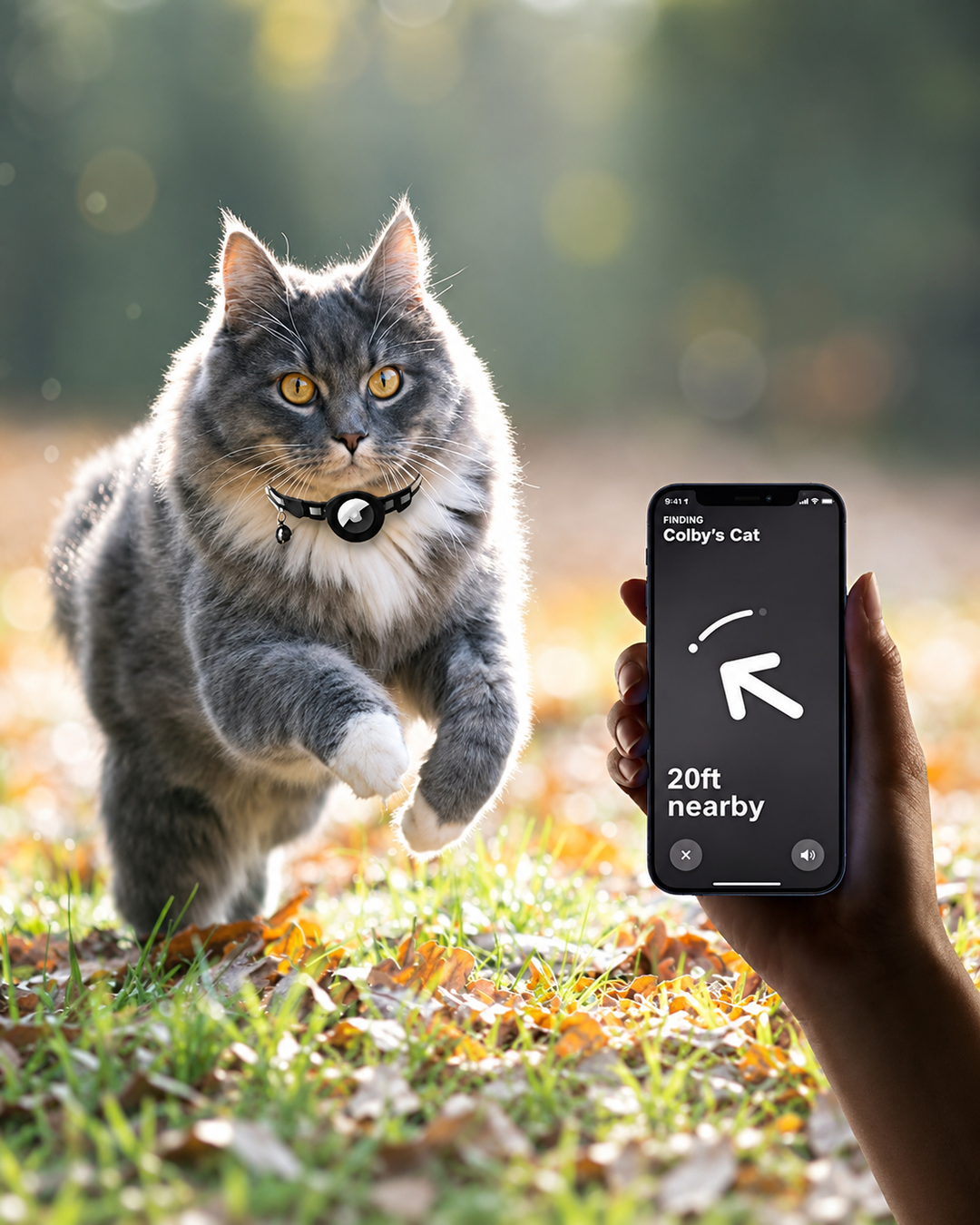 Collier GPS pour Chats avec Design Réfléchissant