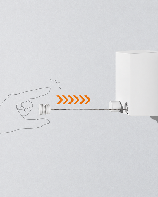 Corde à Linge Rétractable Intérieure et Extérieure Pratique et Moderne