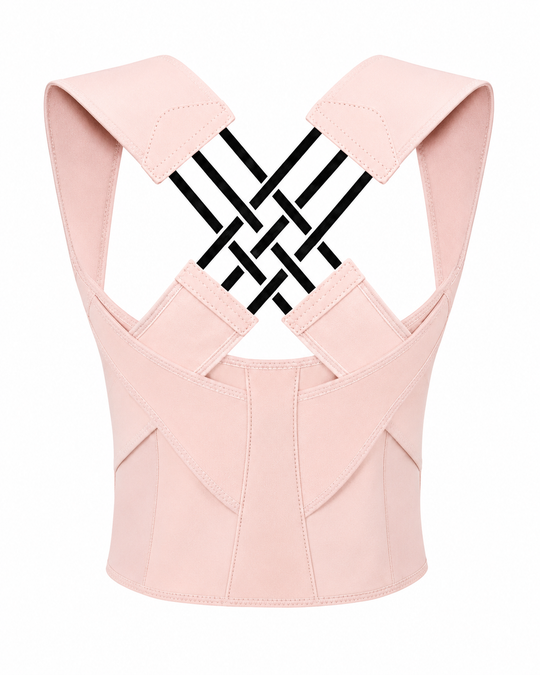 Correcteur de Posture Dos Réglable pour Hommes et Femmes, Redresseur de Dos Confortable