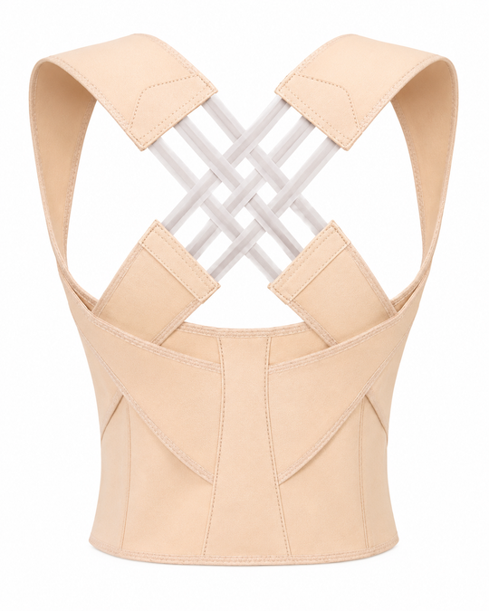 Correcteur de Posture Dos Réglable pour Hommes et Femmes, Redresseur de Dos Confortable