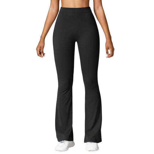 Leggings taille haute à dos en V pour femme