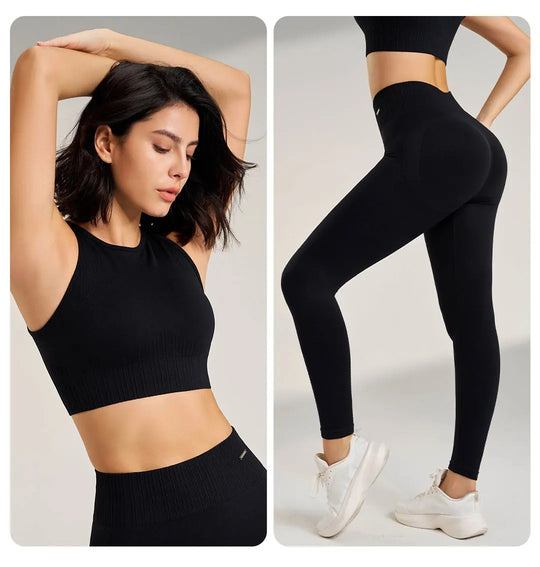 Ensemble de yoga deux pièces pour femme