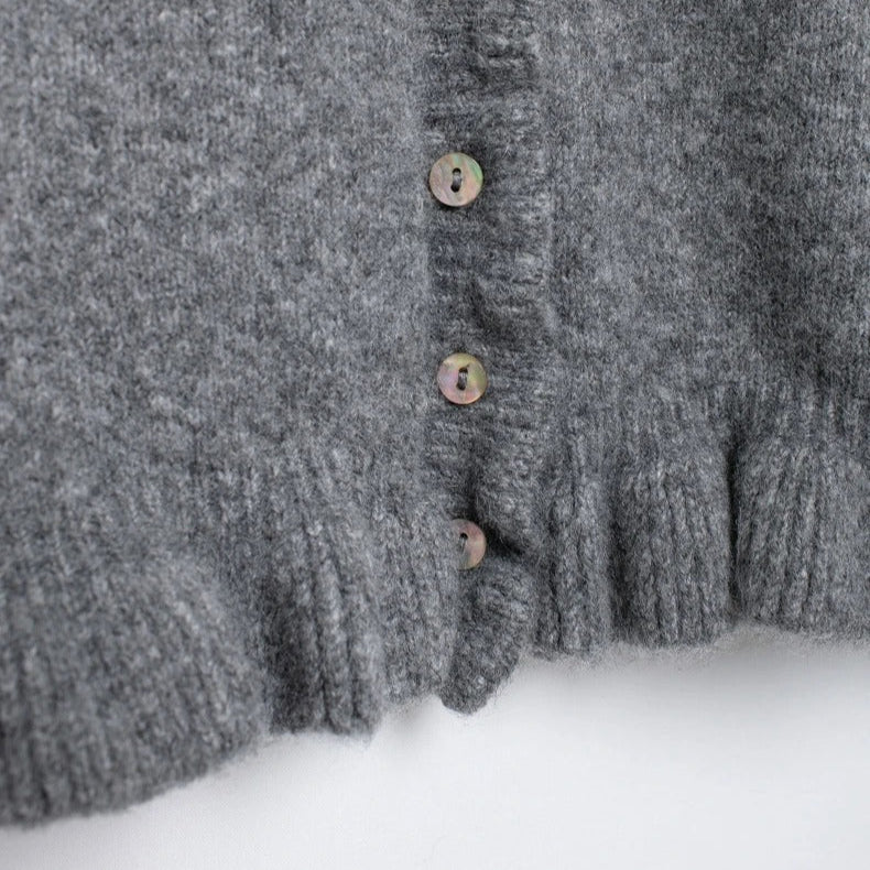 Cardigan en maille texturée pour femme