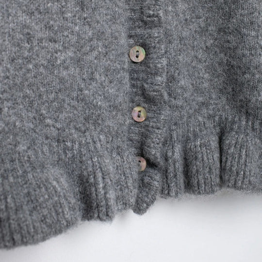 Cardigan en maille texturée pour femme