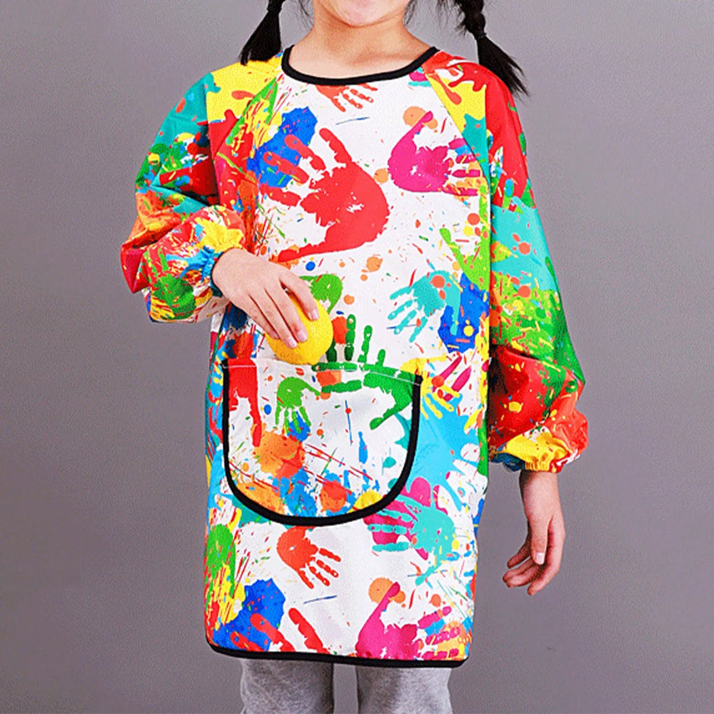 Tablier de peinture imperméable pour enfants