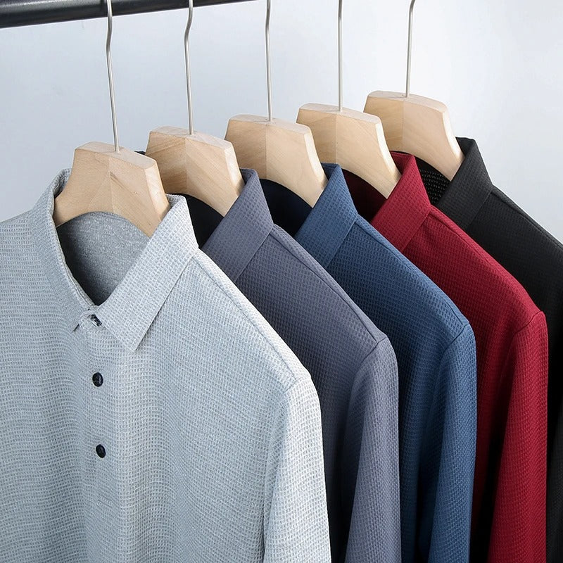 Polo à manches longues pour homme