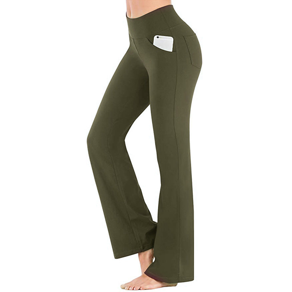 Pantalon de yoga évasé bootcut pour femmes