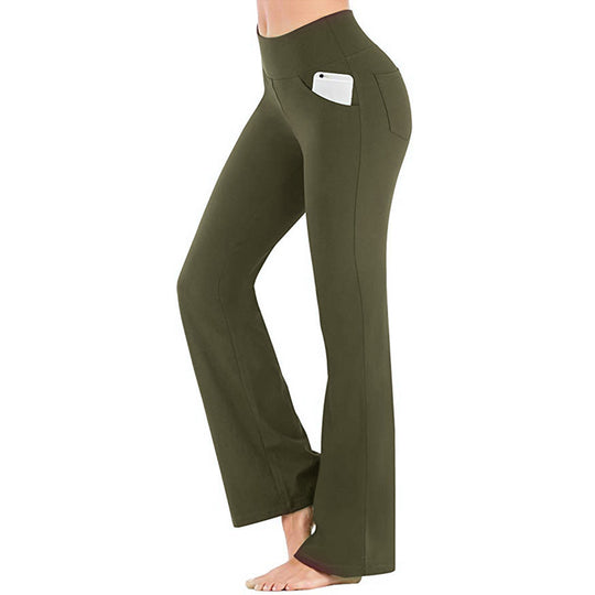 Pantalon de yoga évasé bootcut pour femmes