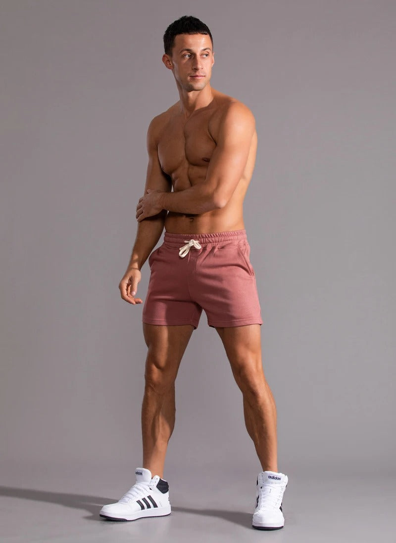 Short décontracté 100 % coton pour hommes