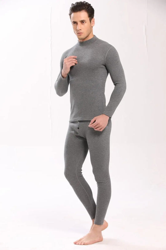 Sous-vêtements thermiques élastiques pour hommes