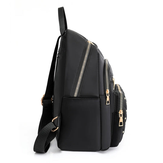 Sac à dos de voyage et d'école en nylon pour femme
