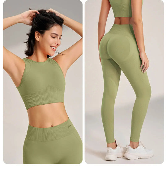 Ensemble de yoga deux pièces pour femme