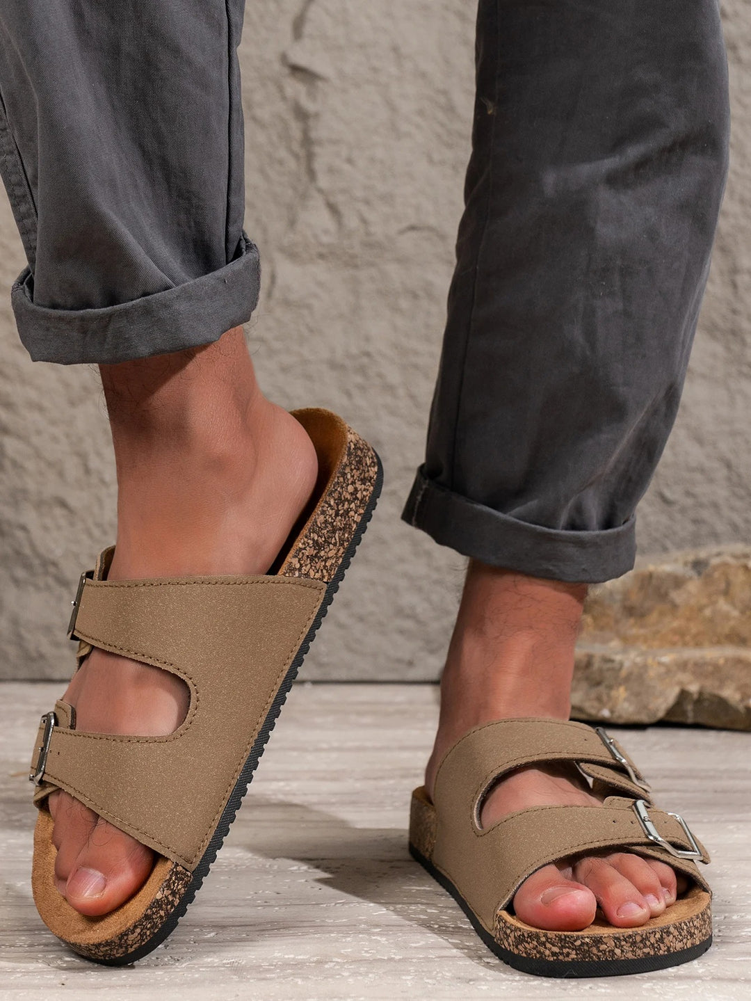 Chaussons d'intérieur imperméables pour hommes