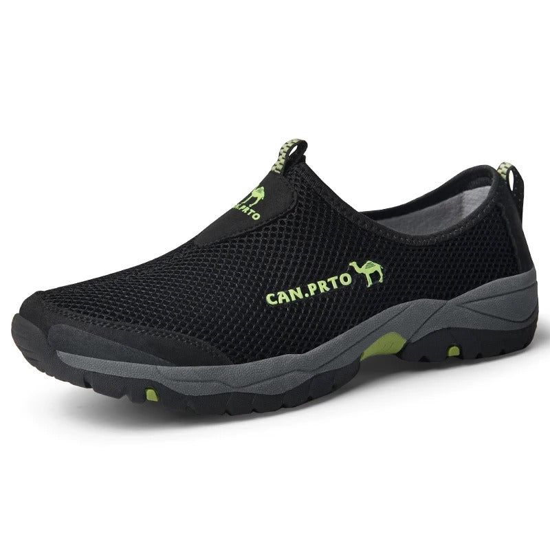 Baskets slip-on en mesh pour homme