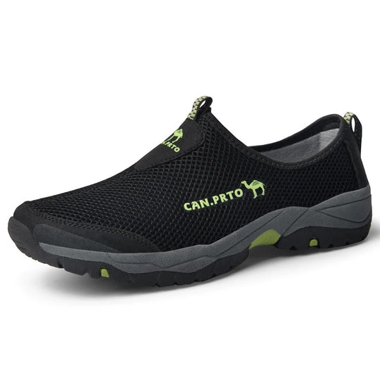 Baskets slip-on en mesh pour homme