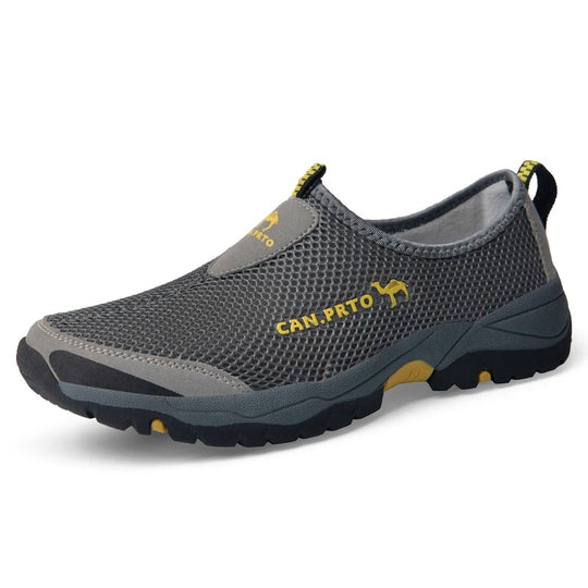 Baskets slip-on en mesh pour homme