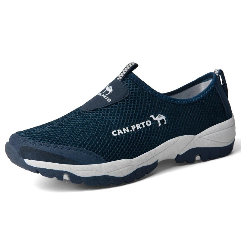 Baskets slip-on en mesh pour homme